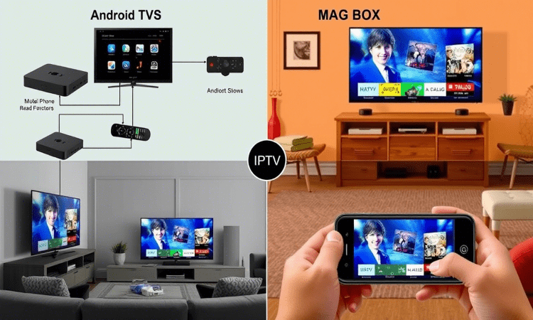 مقایسه دستگاه های گیرنده IPTV : اندروید باکس، MAG Box یا نرم افزار بر روی موبایل؟